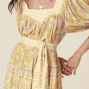 Spell mossy mini in lemon Dress